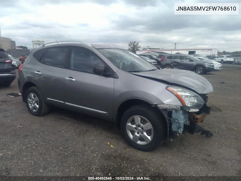 2015 Nissan Rogue Select S VIN: JN8AS5MV2FW768610 Lot: 40492545