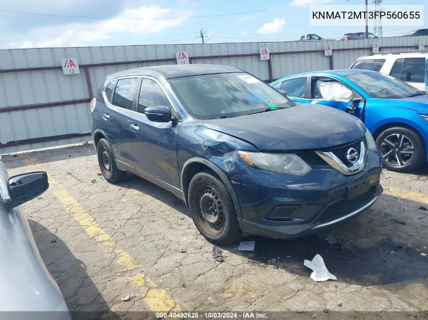 KNMAT2MT3FP560655 2015 Nissan Rogue S