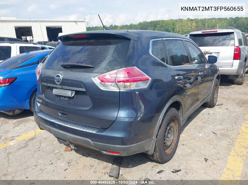 KNMAT2MT3FP560655 2015 Nissan Rogue S