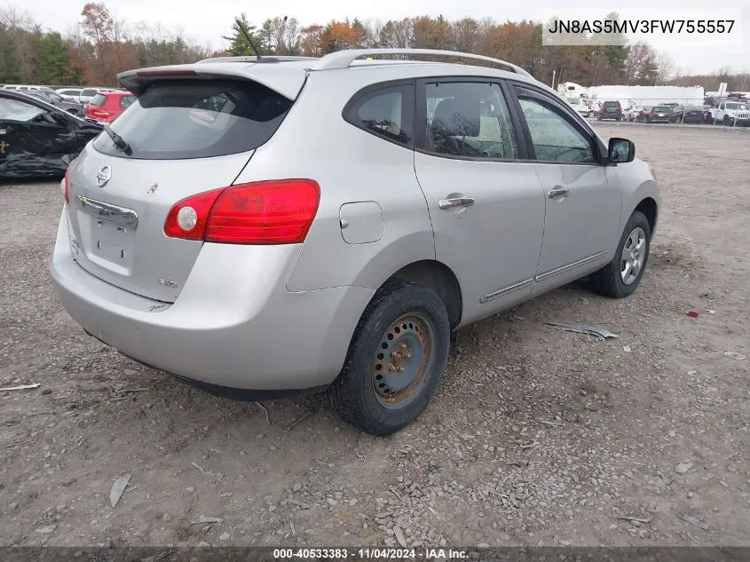 2015 Nissan Rogue Select S VIN: JN8AS5MV3FW755557 Lot: 40533383