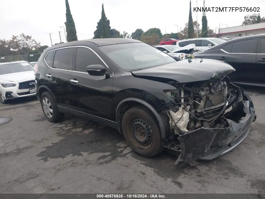 KNMAT2MT7FP576602 2015 Nissan Rogue S