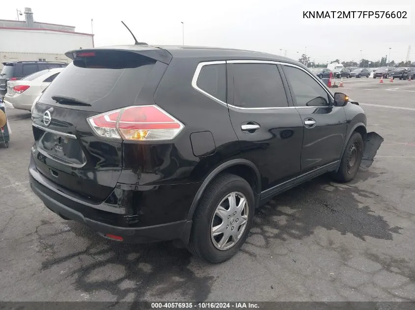 KNMAT2MT7FP576602 2015 Nissan Rogue S