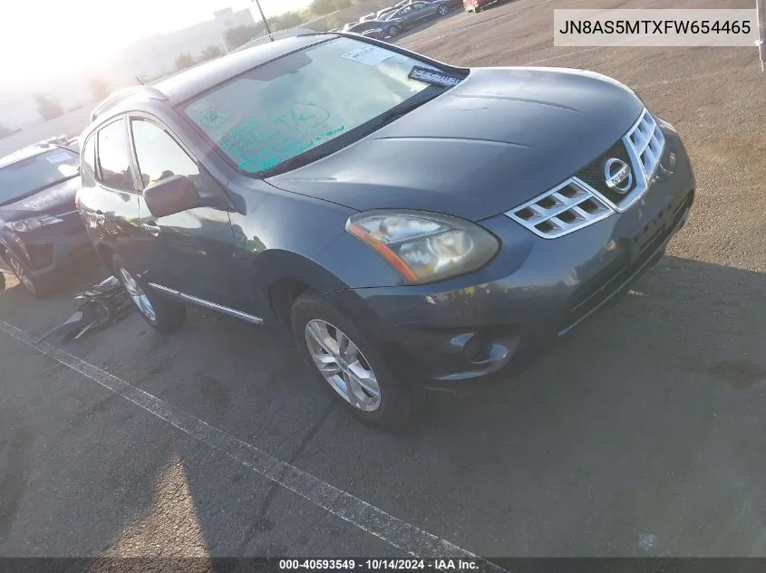 JN8AS5MTXFW654465 2015 Nissan Rogue Select S