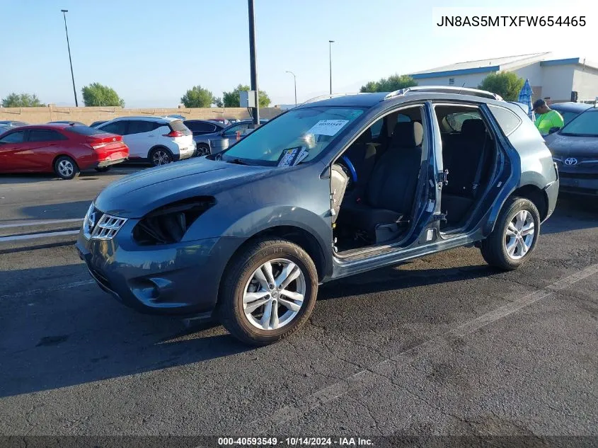 JN8AS5MTXFW654465 2015 Nissan Rogue Select S