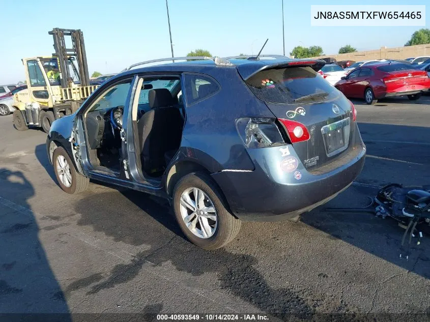 JN8AS5MTXFW654465 2015 Nissan Rogue Select S