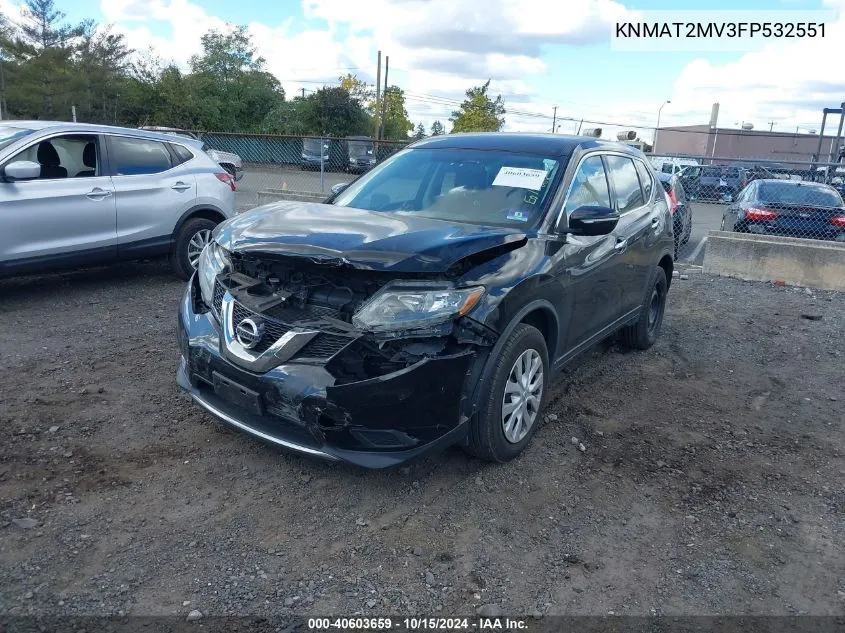 KNMAT2MV3FP532551 2015 Nissan Rogue S