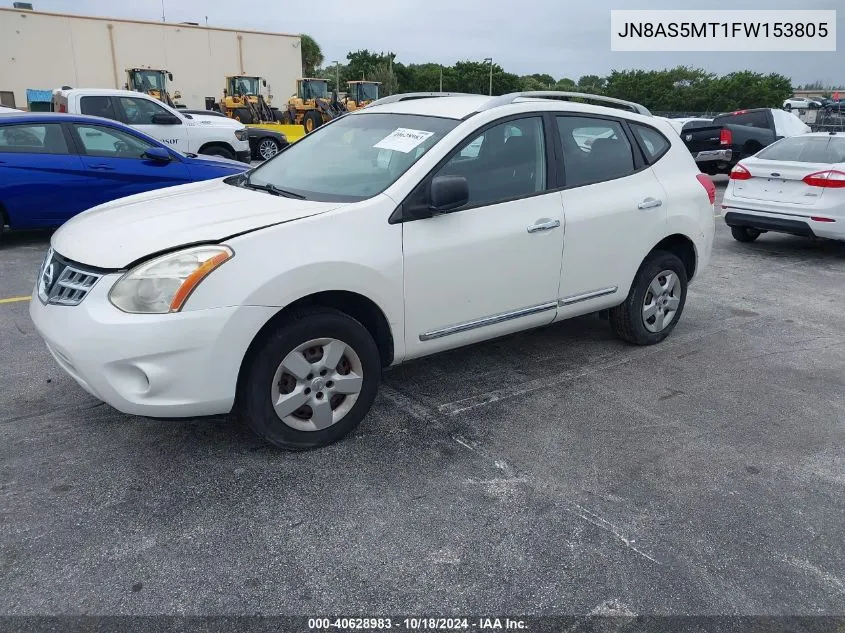 2015 Nissan Rogue Select S VIN: JN8AS5MT1FW153805 Lot: 40628983