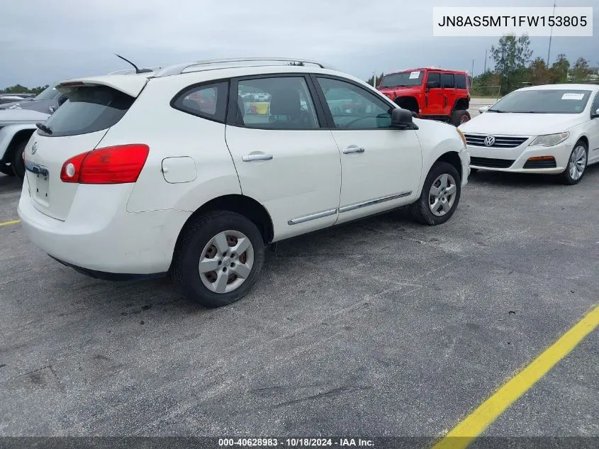 2015 Nissan Rogue Select S VIN: JN8AS5MT1FW153805 Lot: 40628983