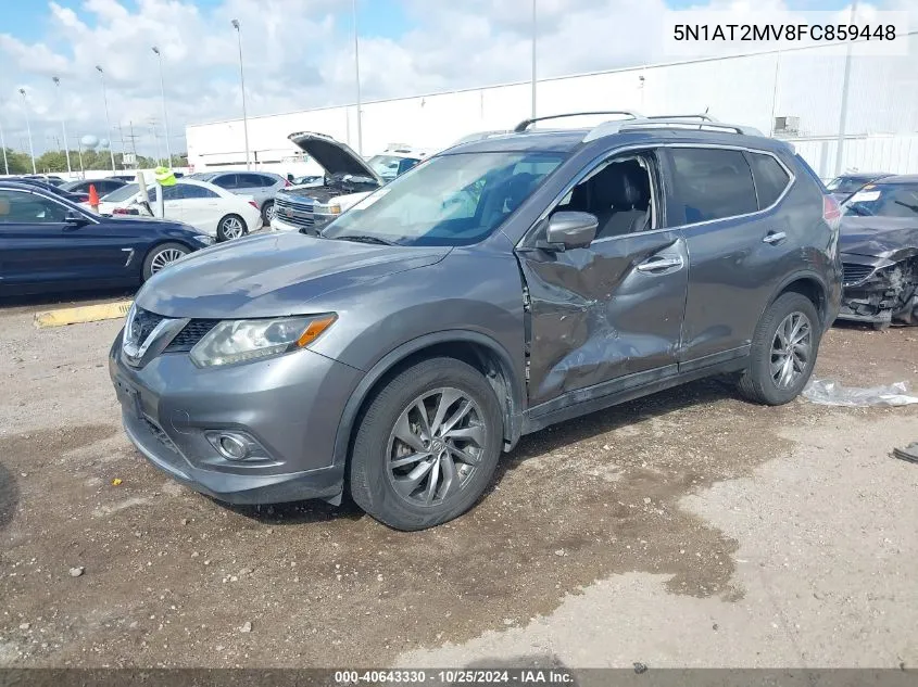 5N1AT2MV8FC859448 2015 Nissan Rogue Sl