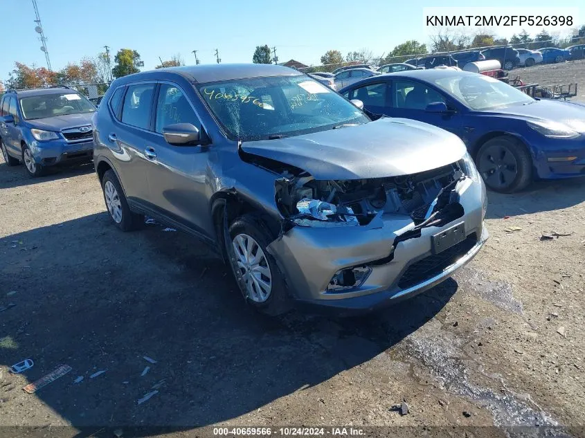 KNMAT2MV2FP526398 2015 Nissan Rogue S