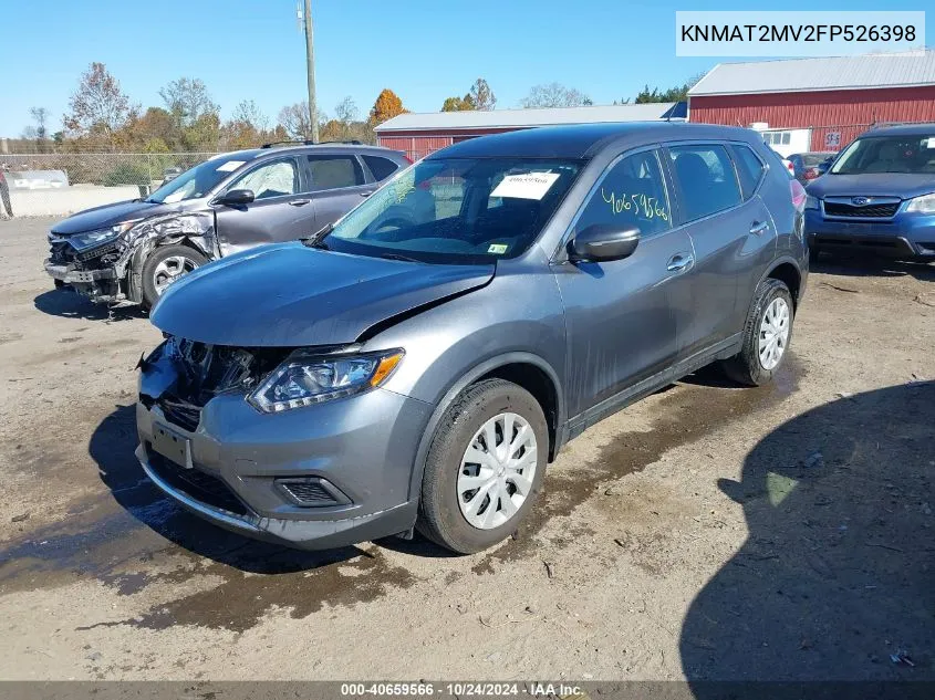 KNMAT2MV2FP526398 2015 Nissan Rogue S