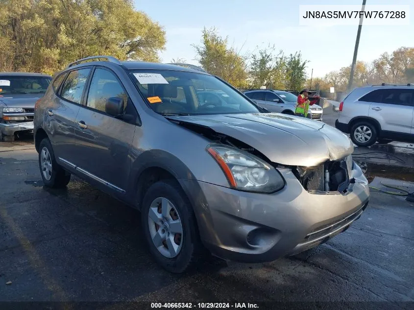 2015 Nissan Rogue Select S VIN: JN8AS5MV7FW767288 Lot: 40665342