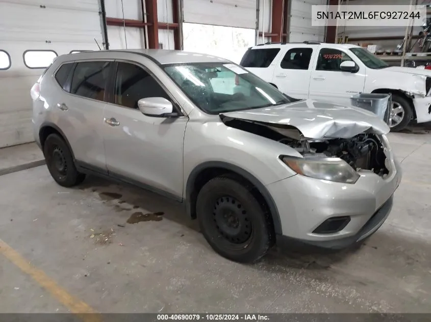 2015 Nissan Rogue S VIN: 5N1AT2ML6FC927244 Lot: 40690079