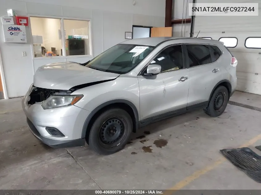 5N1AT2ML6FC927244 2015 Nissan Rogue S