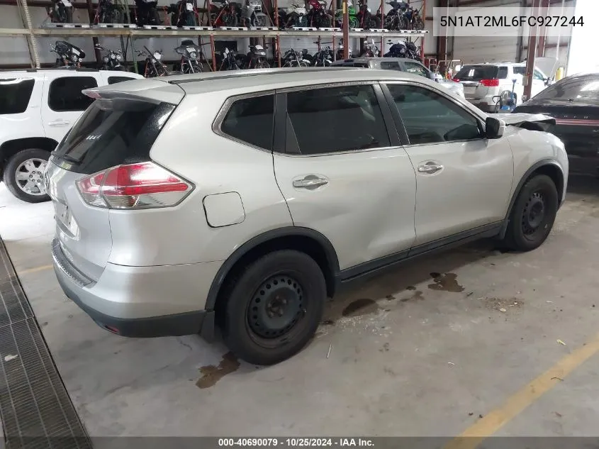 5N1AT2ML6FC927244 2015 Nissan Rogue S