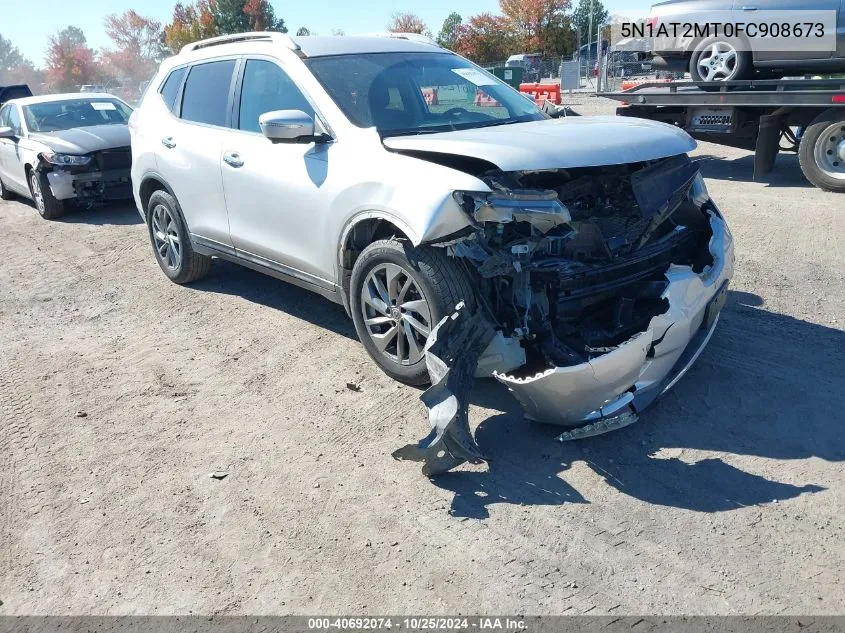 2015 Nissan Rogue Sl VIN: 5N1AT2MT0FC908673 Lot: 40692074