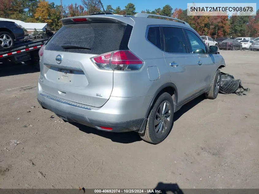 2015 Nissan Rogue Sl VIN: 5N1AT2MT0FC908673 Lot: 40692074