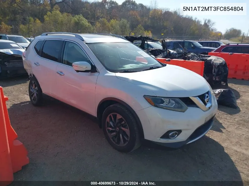 2015 Nissan Rogue Sl VIN: 5N1AT2MT3FC854804 Lot: 40699673