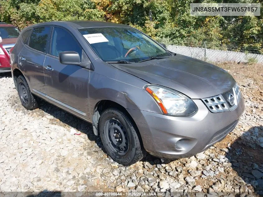 2015 Nissan Rogue Select S VIN: JN8AS5MT3FW657157 Lot: 40708644