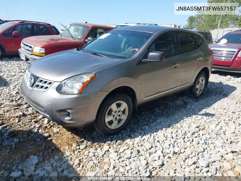 2015 Nissan Rogue Select S VIN: JN8AS5MT3FW657157 Lot: 40708644