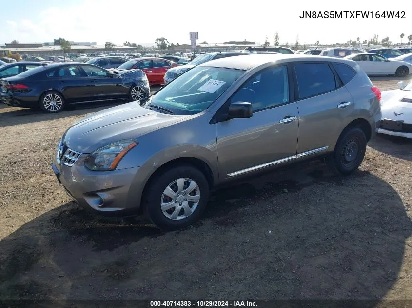 2015 Nissan Rogue Select S VIN: JN8AS5MTXFW164W42 Lot: 40714383