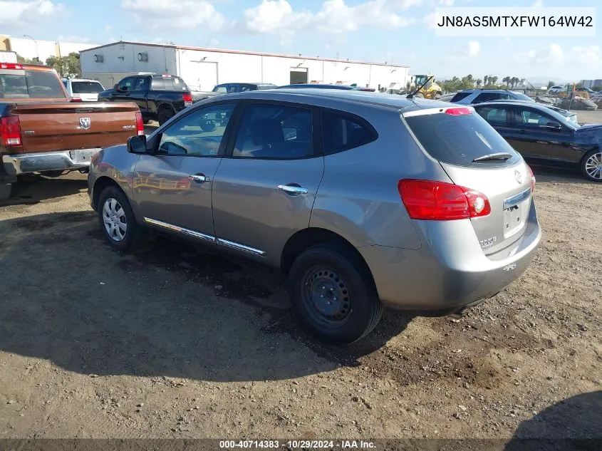 2015 Nissan Rogue Select S VIN: JN8AS5MTXFW164W42 Lot: 40714383