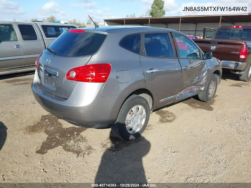 2015 Nissan Rogue Select S VIN: JN8AS5MTXFW164W42 Lot: 40714383