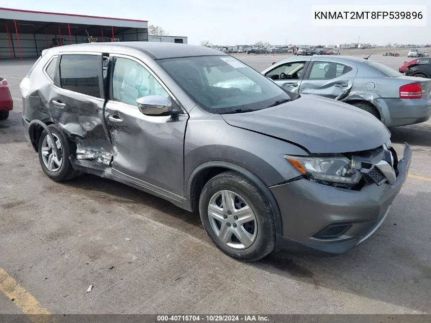 2015 Nissan Rogue S VIN: KNMAT2MT8FP539896 Lot: 40715704