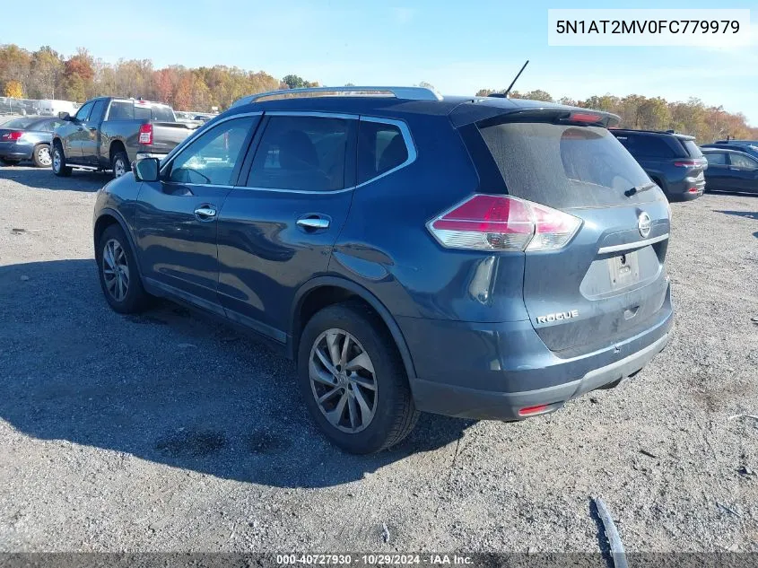 5N1AT2MV0FC779979 2015 Nissan Rogue Sl