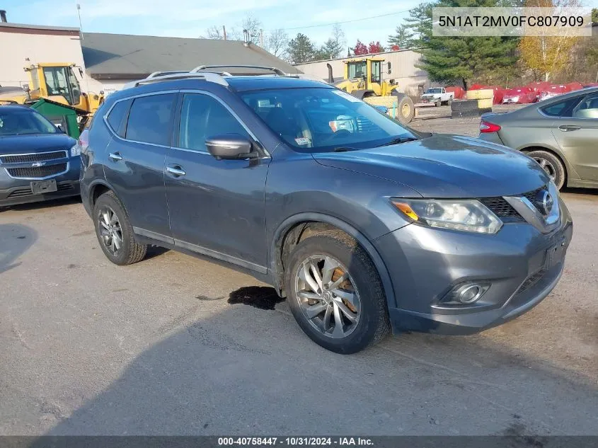 5N1AT2MV0FC807909 2015 Nissan Rogue Sl