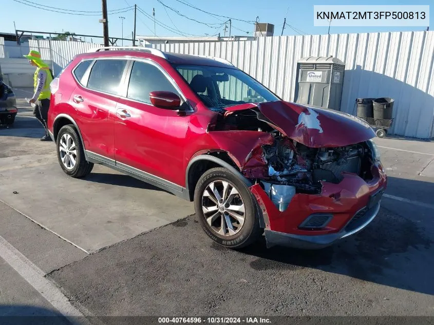 KNMAT2MT3FP500813 2015 Nissan Rogue Sv