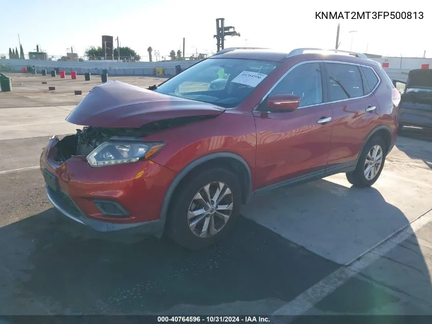 KNMAT2MT3FP500813 2015 Nissan Rogue Sv