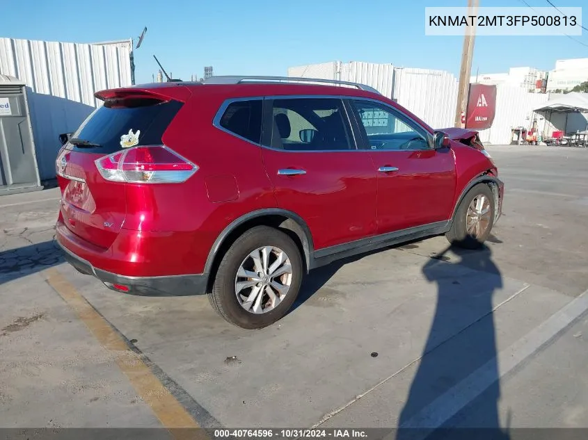 KNMAT2MT3FP500813 2015 Nissan Rogue Sv