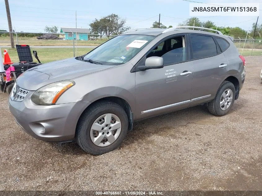 2015 Nissan Rogue Select S VIN: JN8AS5MT6FW151368 Lot: 40766607