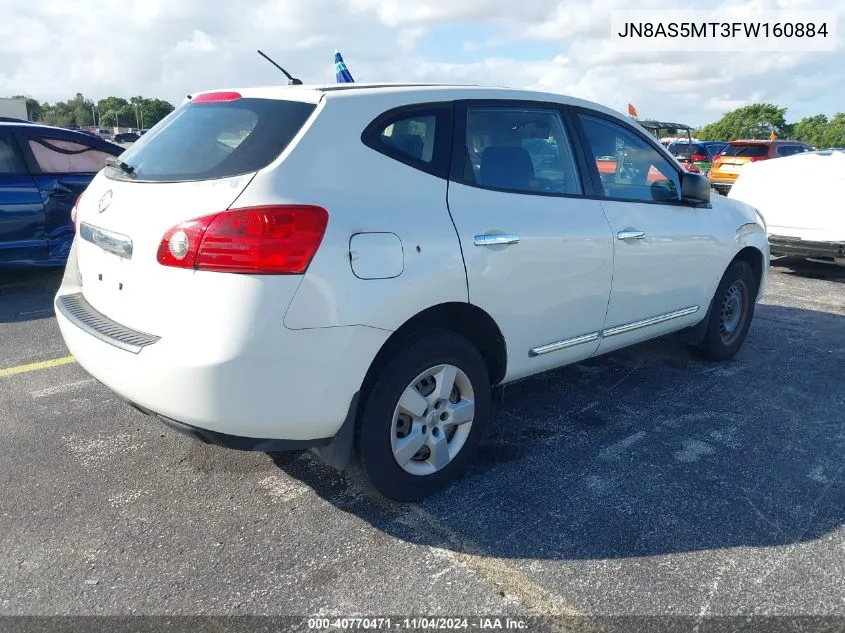 2015 Nissan Rogue Select S VIN: JN8AS5MT3FW160884 Lot: 40770471