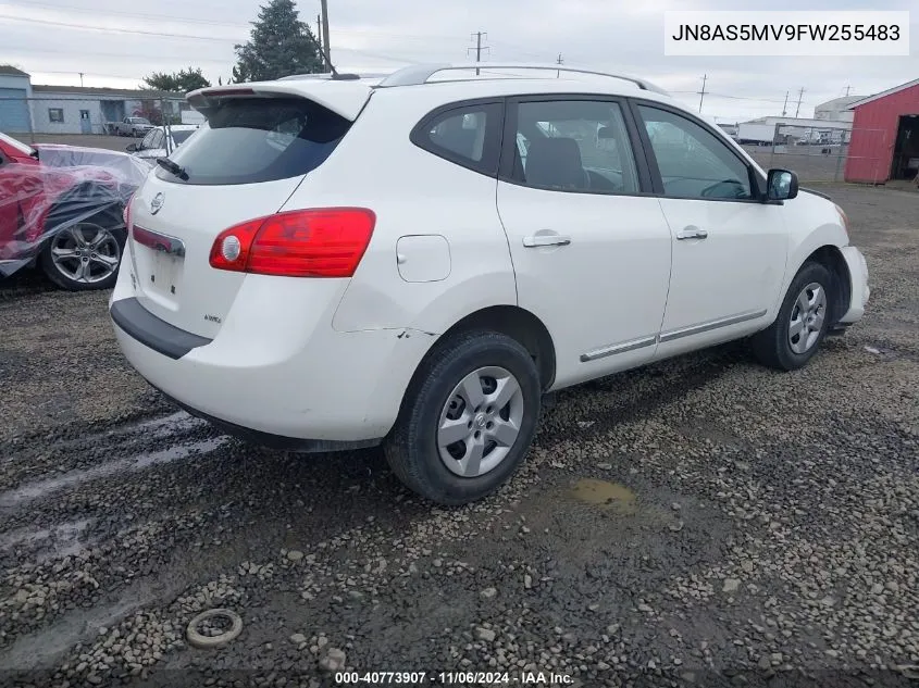 2015 Nissan Rogue Select S VIN: JN8AS5MV9FW255483 Lot: 40773907