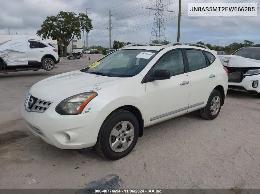 2015 Nissan Rogue Select S VIN: JN8AS5MT2FW666285 Lot: 40774694