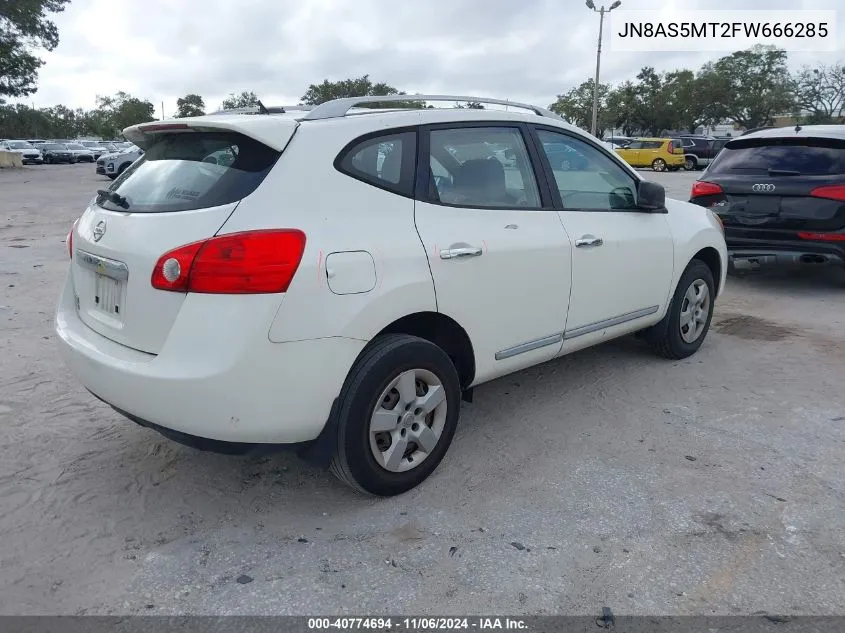 2015 Nissan Rogue Select S VIN: JN8AS5MT2FW666285 Lot: 40774694