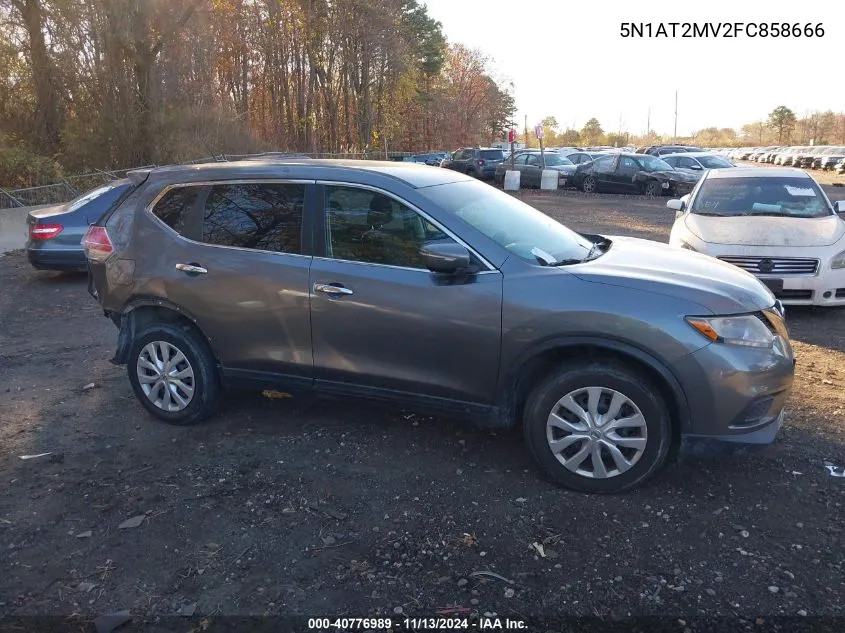 5N1AT2MV2FC858666 2015 Nissan Rogue S/Sl/Sv