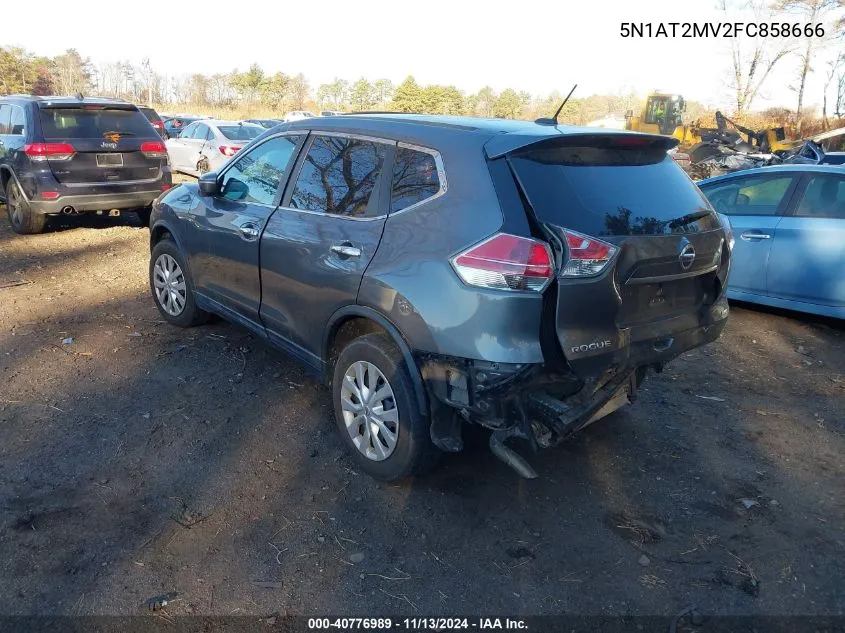 5N1AT2MV2FC858666 2015 Nissan Rogue S/Sl/Sv