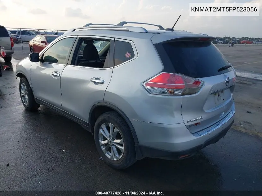 2015 Nissan Rogue Sv VIN: KNMAT2MT5FP523056 Lot: 40777428