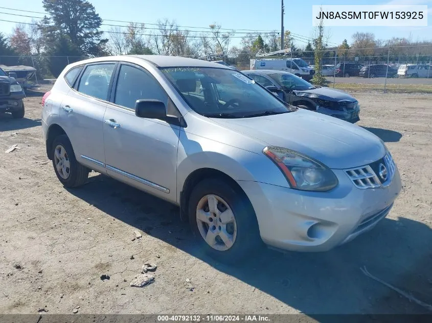 2015 Nissan Rogue Select S VIN: JN8AS5MT0FW153925 Lot: 40792132