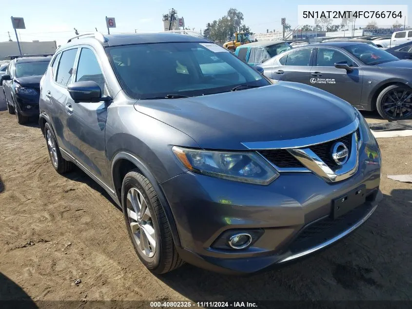 2015 Nissan Rogue Sv VIN: 5N1AT2MT4FC766764 Lot: 40802325