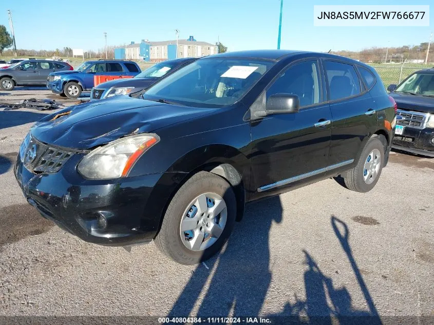 2015 Nissan Rogue Select S VIN: JN8AS5MV2FW766677 Lot: 40804384