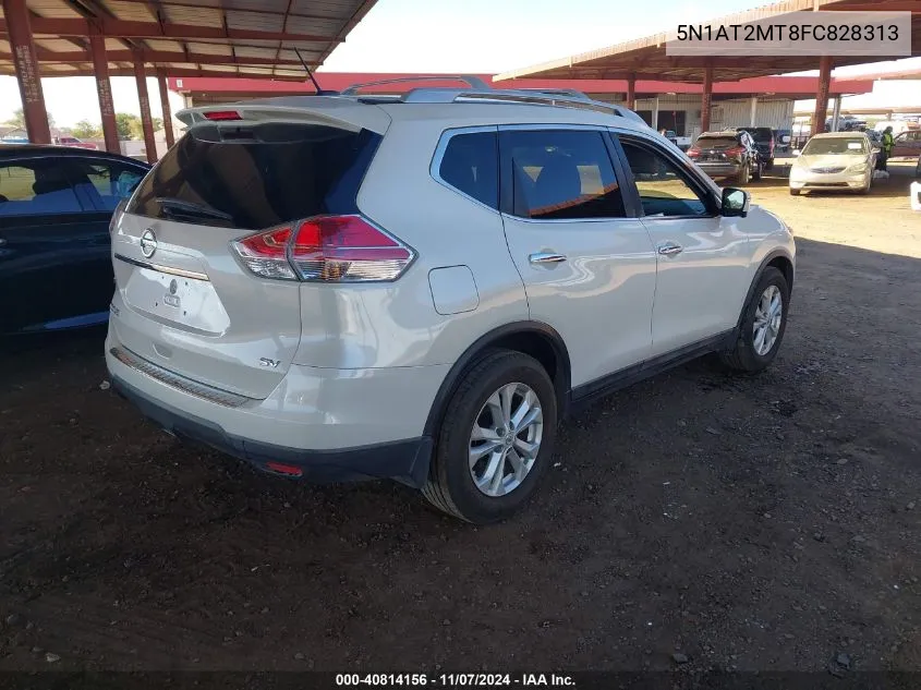 2015 Nissan Rogue Sv VIN: 5N1AT2MT8FC828313 Lot: 40814156