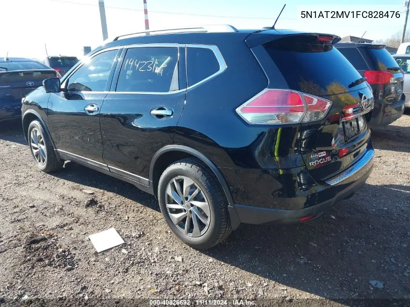 2015 Nissan Rogue Sl VIN: 5N1AT2MV1FC828476 Lot: 40826692