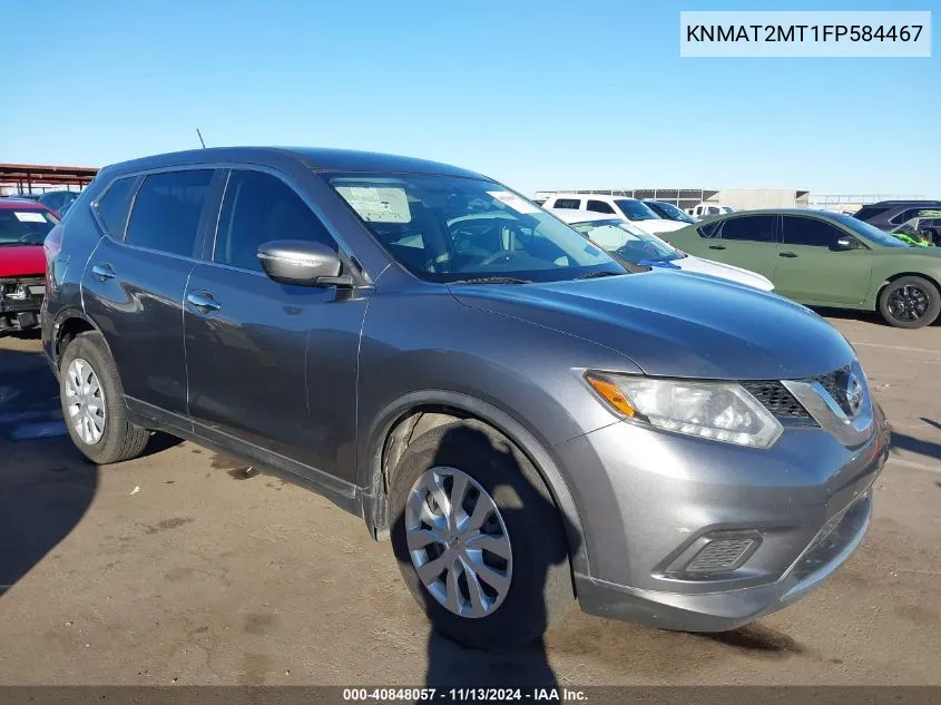 2015 Nissan Rogue S VIN: KNMAT2MT1FP584467 Lot: 40848057