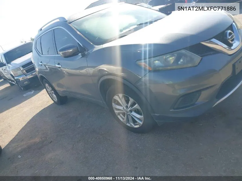 5N1AT2MLXFC771886 2015 Nissan Rogue Sv