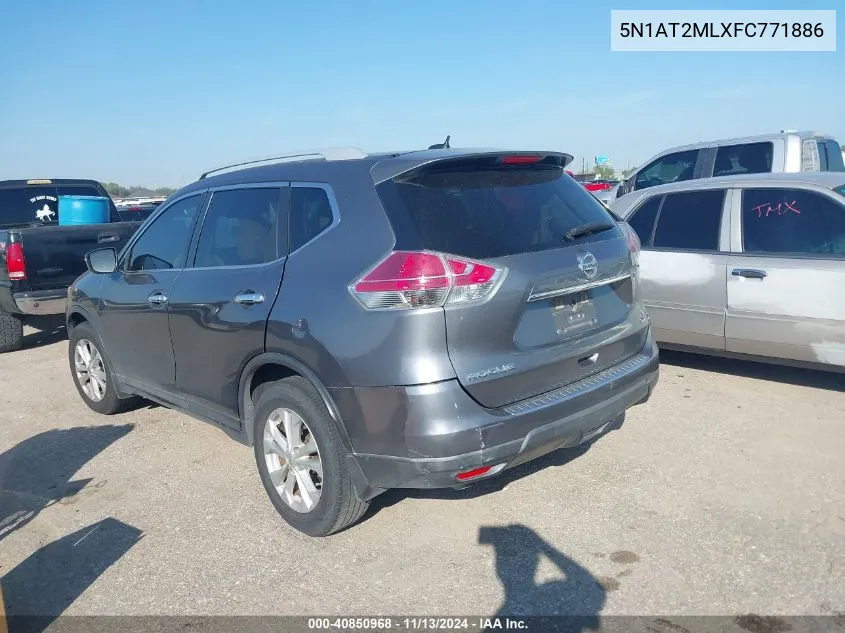 5N1AT2MLXFC771886 2015 Nissan Rogue Sv