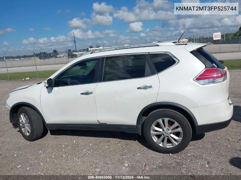 KNMAT2MT3FP525744 2015 Nissan Rogue Sv